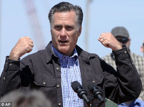 Rival: Mr Obama has questioned whether Mitt Romney would have done the same